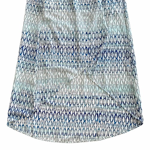 Sanctuary Dress Size 8 Waterfall Print Strappy V-Neck Elastic Waist Lined Draped - Picture 5 of 13