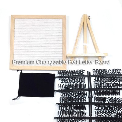 Premium Changeable Retro Felt Letter Message Board 340pcs Letters Characters 10" Premium Changeable Retro Felt Letter Message Board 340pcs Letters Characters 10"