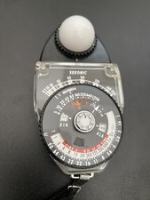 Sekonic Studio Deluxe Model L-398 light Meter Case Japan W/instructions