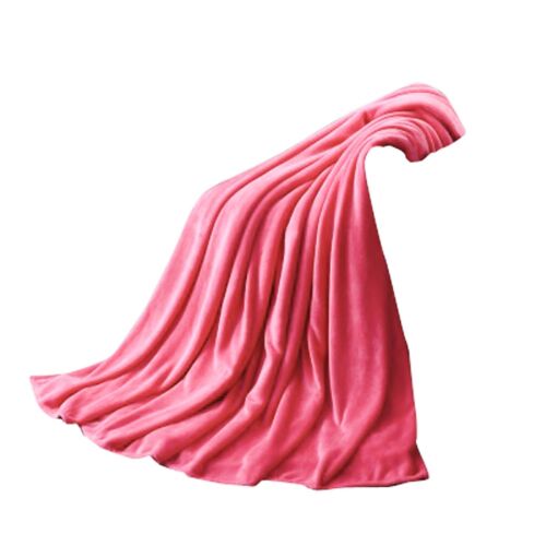 Super Soft Warm Solid Warm Micro Plush Fleece Blanket Throw Rug Sofa Bedding - Picture 14 of 56