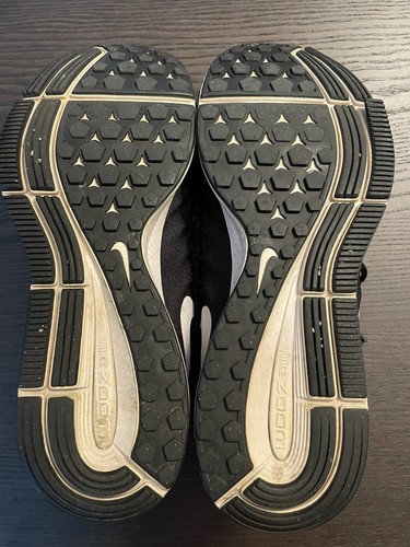 Nike Air Zoom Pegasus 33 Black White Size 11.5 Running Shoes - Picture 3 of 9