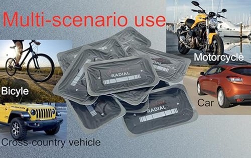 ZERINT TP-R04 Radial Repair Patch, Heavy Duty Tire Patches, Assorted Sizes - Picture 63 of 64