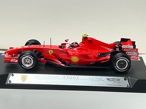 1:18 Scale Hot Wheels F2007 Kimi Raikkonen Hat Trick Victory Australian GP - Picture 6 of 22