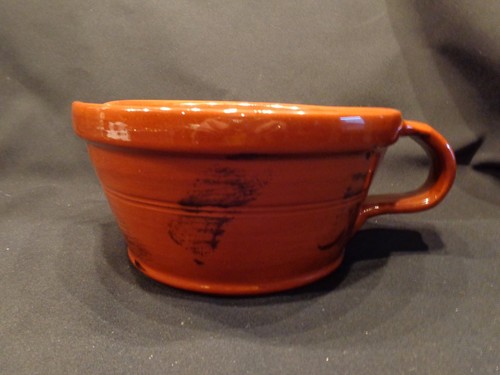 Large Vintage Breininger Redware Pottery Batter Pitcher, 1987 - Picture 1 of 4