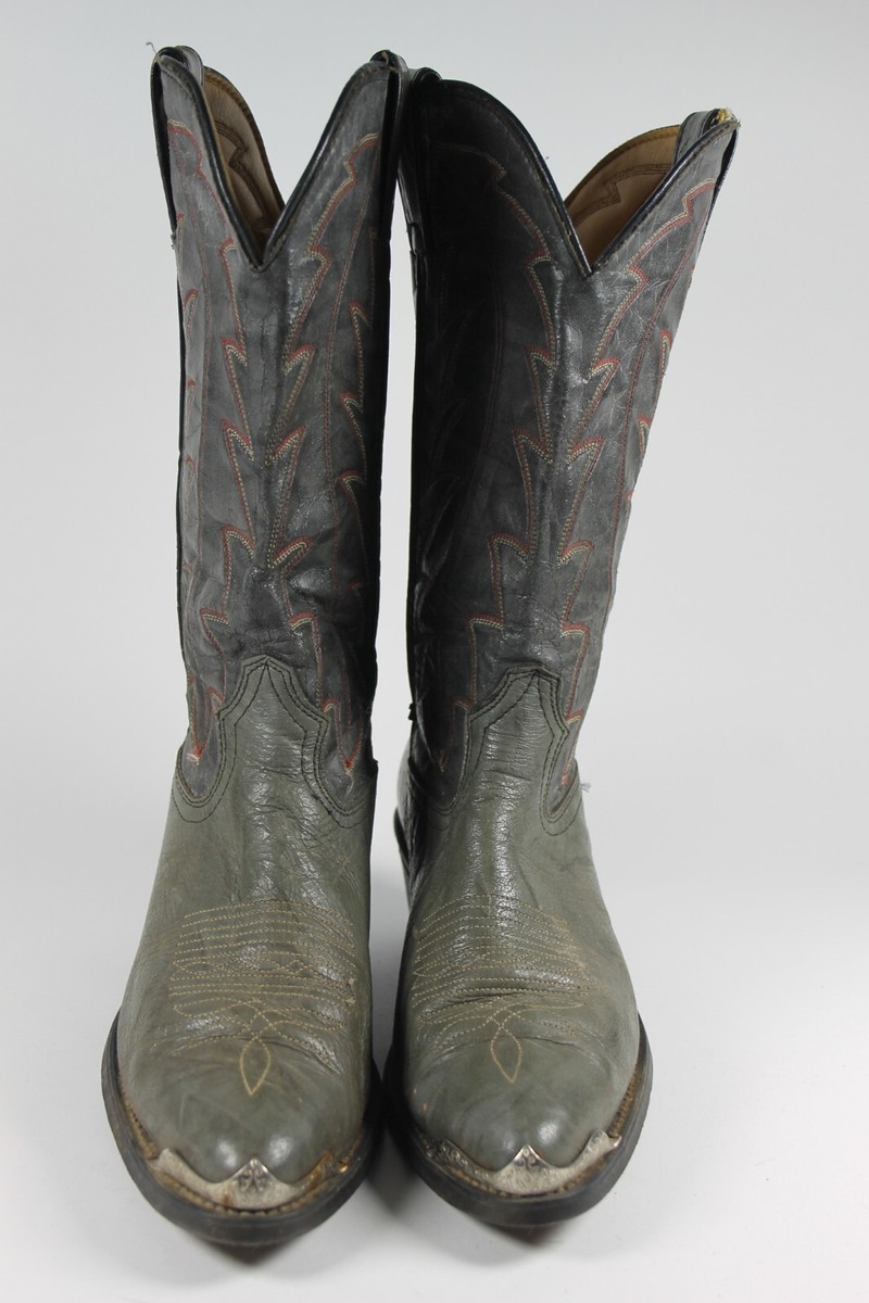 Women's gray western boots cheap