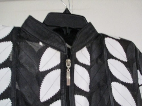 Unikat NEU Leder Style Jacke Damen Gr. XXL Marke Origins - Bild 4 von 14