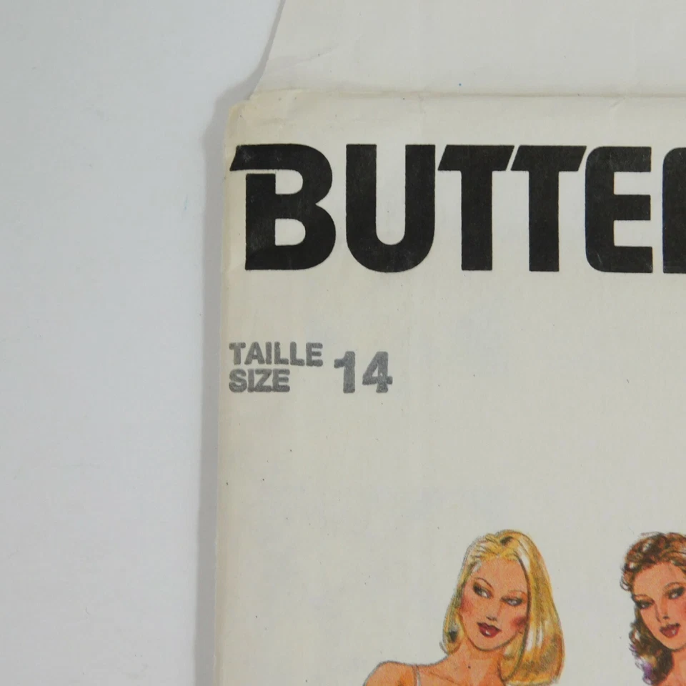 Butterick 4020 Misses Camisole Shorts Bodysuit Half Slip Sewing Pattern Size 14 - Image 4 of 4