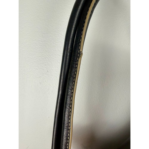 MAXX Schultertasche New York 100% echtes Rindsleder schwarz - Bild 13 von 15
