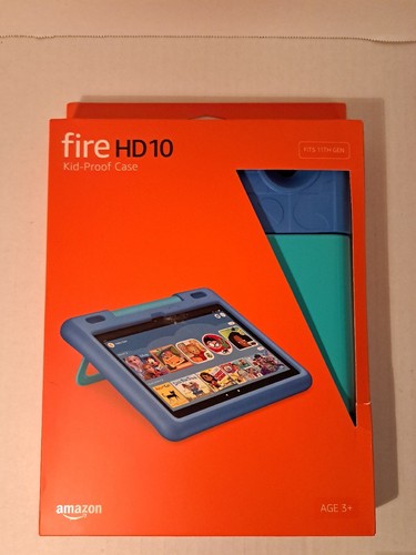 Amazon Kid-Proof Case for Fire HD 10 tablet Sky Blue, Fits 11 Gen - 第 1/4 張圖片