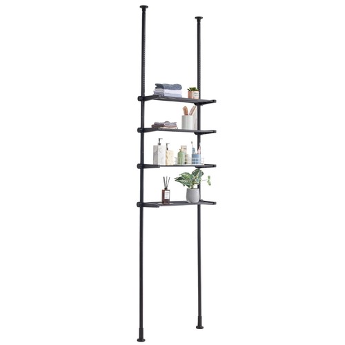 VEVOR Over the Toilet Storage Shelf 4-Tier Bathroom Rack Space Saver Organizer - Picture 10 of 12