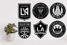MLS logo FC metal Laser Cut files dxf, svg, eps. ai, pdf, png  Ready to cut