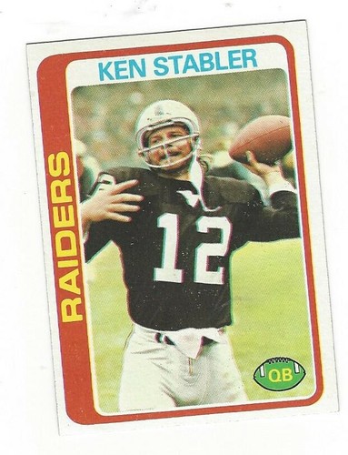 1978 Topps KEN STABLER #365 Oakland Raiders EX+ - Foto 1 di 2