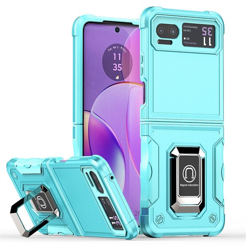 Béquille Magnétique Anneau Métallique pour Motorola Razr 40 Coque Defender Cover - Photo 6 sur 17