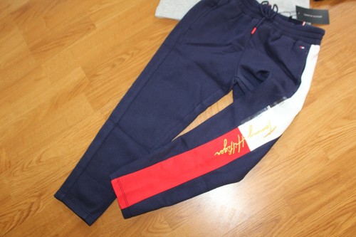 NUEVO CON ETIQUETAS NIÑAS TOMMY HILFIGER TALLA 6-7 PANTALONES DEPORTIVOS AZUL, SUDADERA CON CAPUCHA - Imagen 8 de 8