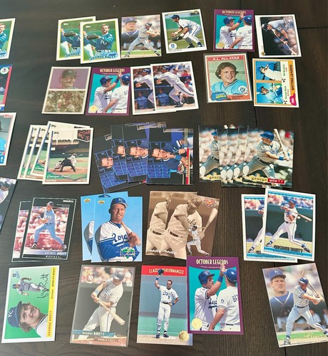 151 George Brett Premium Hall of Fame Baseball Kartensammlung Lot Royals - Bild 3 von 5