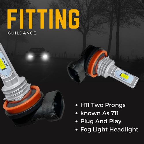 Fits Ford Transit Courier Van Led DRL Headlight Xenon White Fog Side Light Bulbs - Picture 13 of 19