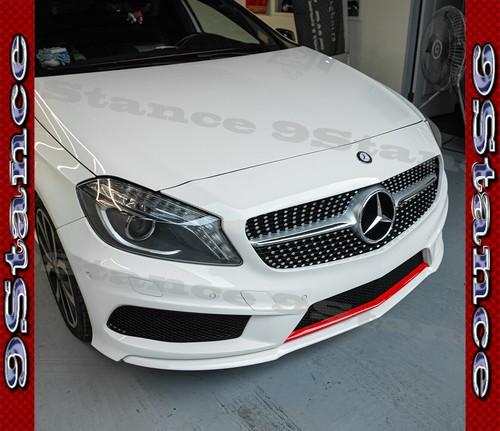 CHROME SILVER FIN DIAMOND LOOK GRILLE FOR 13-15 PRE-FACELIFT W176 A-HATCHBACK - Bild 2 von 4