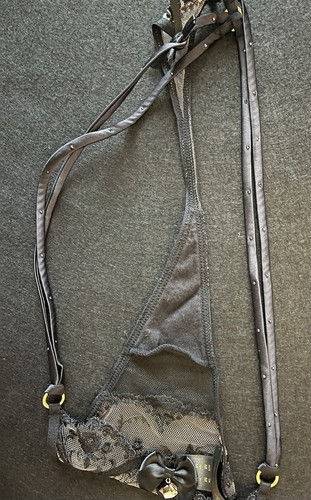 Honey Birdette π€ ZOE Black Thong Size Medium - Picture 6 of 10