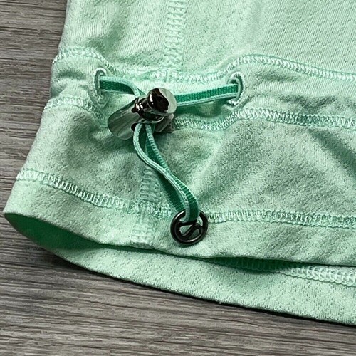 Lululemon Run Tame Me Tank Top Size 2 Athletic Drawstring Sleeveless Mint Green - Picture 7 of 9