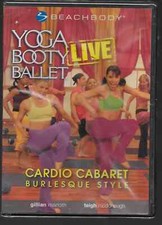 NEW Beachbody Yoga Booty Ballet LIVE Cardio Cabaret Burlesque Style (DVD, 2005)