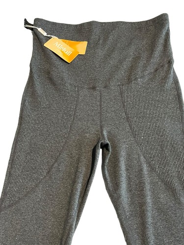 Miduli Maternity Leggings Size L High Waist Belly Support Pregnancy Lounge Pants - Picture 2 of 12