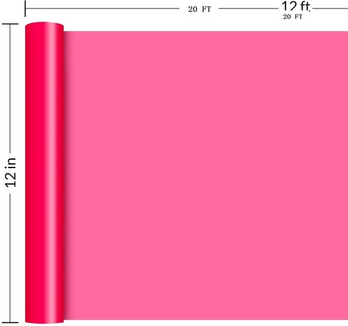 HTVRONT Heat Transfer Vinyl Roll Iron on HTV 12"x12ft 15ft 20ft 25ft 50ft - Picture 72 of 116