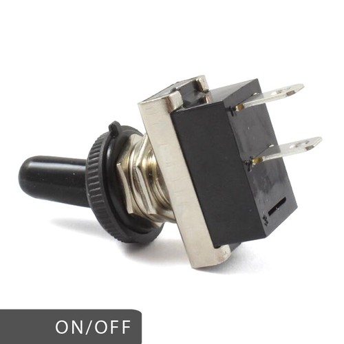 Waterproof Cover Heavy Duty On / Off Metal Toggle Switch 25 AMP Rated 12v 24v - Picture 2 of 2