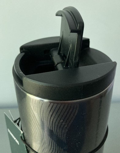 Bicchiere da viaggio Starbucks acciaio inox guarnizione sottovuoto tazza peltro caffè tè nuovo con etichette - Foto 4 di 12