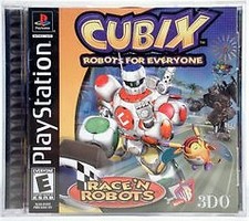 Cubix Robots for Everyone: Race 'N Robots - Playstation PS1 TESTED