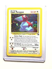 Cool Porygon #15 Black Star PROMO WOTC HOLO Pokemon Card NEAR MINT