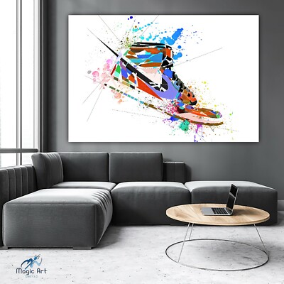 Sneaker Canvas Wall Art, Street Style, Shoes Artwork, Gift For Him, Fashion  Art