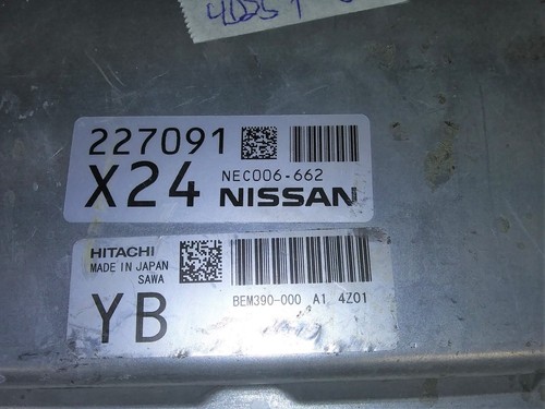 2012 Infiniti G37 ecm ecu computer NEC006-662 - Picture 2 of 4