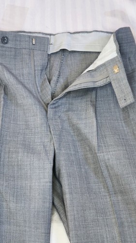 Vintage Pierre Cardin Pleated Pants Pleated Slacks 25/29 Gray Pleated Pants - Picture 6 of 10