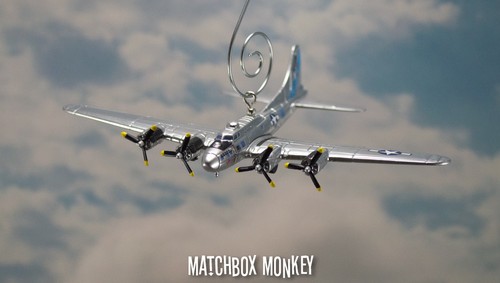 WWII B-17 Bomber Flying Fortress USAF Sentimental Journey Christmas Ornament B17 - Picture 3 of 12