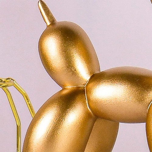 Modern Style Puppy Craft Sculpture Resin Cartoon Dog Figurine TV Cabinet - Picture 4 of 20