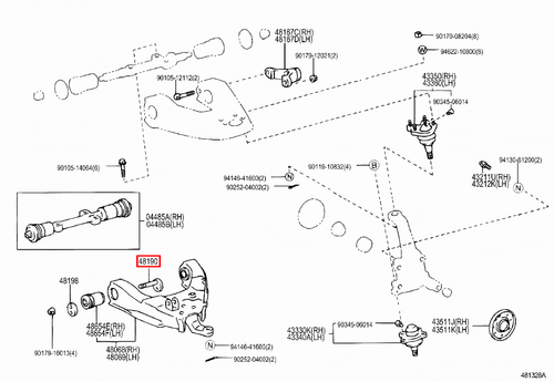 Genuine Hilux LN109 LN108 LN107 KZN205 KZN165 Camber Adjusting Cam Bolt Set x4 - Picture 13 of 19