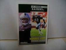 RONNIE LOTT  1991 PINNACLE #13  HALL OF FAME