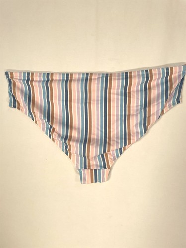 Parte inferior de bikini Xhilaration Hipster talla grande 24W/26W rayas metálicas - Imagen 2 de 9