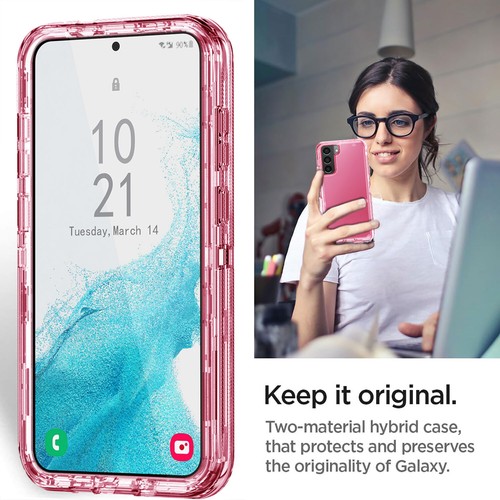 Funda de goma transparente a prueba de golpes para Samsung Galaxy S22/S22 Plus/Ultra - Imagen 4 de 41