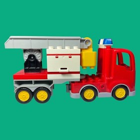 Lego Duplo Fire Truck with Fireman with Figure from 10592 #DX1