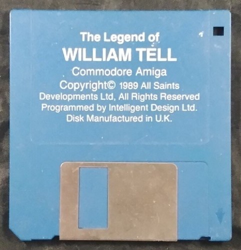 The Legend of William Tell - Amiga (Box front + Disk) - Picture 3 of 4
