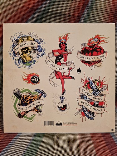 Swingin' Utters The Sounds Wrong EP Red/White Swirl Vinyl 10" Record - Picture 3 of 5