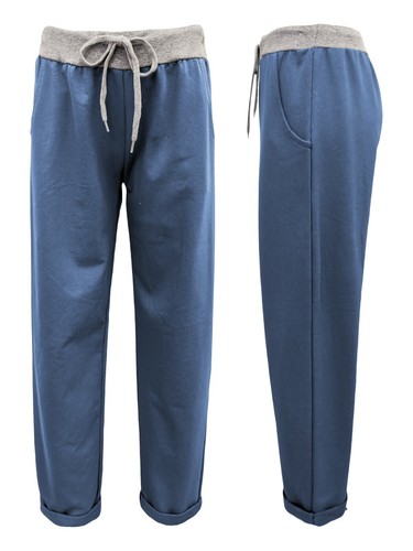 Damen Jogginghosen uni Sporthosen Joggpants Freizeithosen Gummi Yogahosen 38-44  - Bild 14 von 26