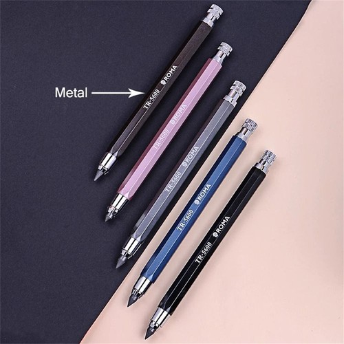 Metal Students 5.6mm Pencil Mechanical Pencil Movable Pencil Automatic Pencil - Picture 10 of 22