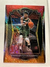 K55,189 - 2020-21 Select Prizms Red White Orange Shimmer #117 G. Antetokounmpo