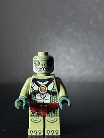 Lego Chima Crocodile Warrior 1 Green Minifigure LOC122 70231 Crocodile Tribe