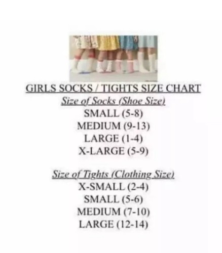 Matilda Jane Forward March Socks Girls Sz Medium (Shoe sz 9-13) New - Picture 2 of 3
