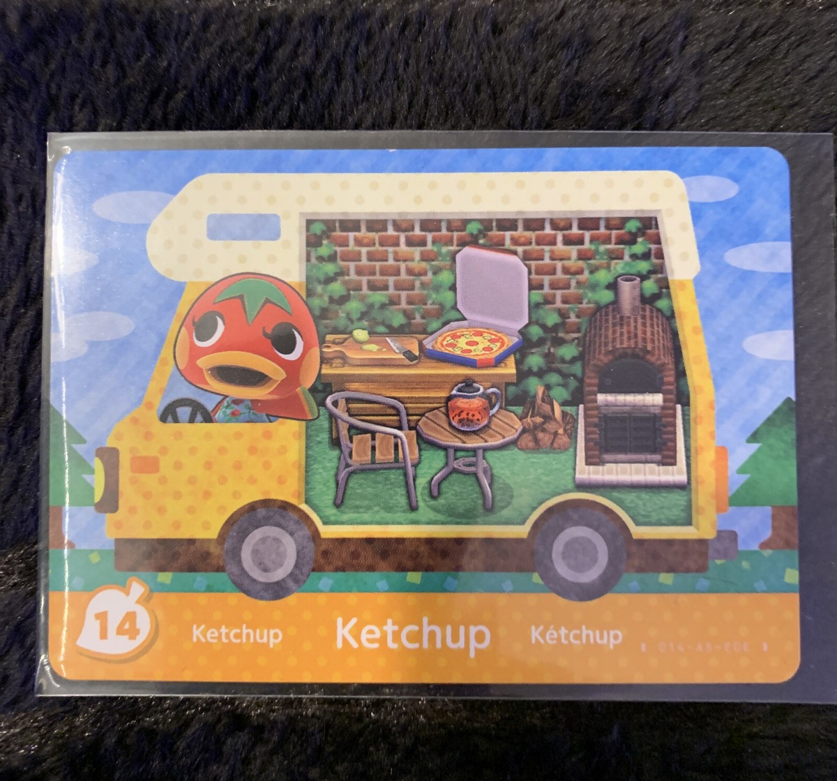 Animal Crossing amiibo Card Ketchup 14 Welcome Series RV
