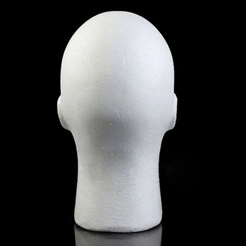 Manikin Head Male Female Foam Styrofoam Mannequin Stand Model Wig Hat Display\ - Picture 8 of 12
