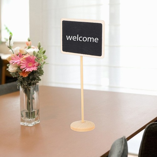 10 Pcs Small Blackboard Message Chalkboard Sign with Easel Stand - Picture 12 of 12
